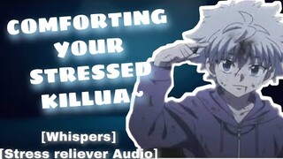 😌You Went In His Dorm At Night: Killua x Listener [Killua Hunter x Hunter ASMR] [Whisper+Cute]