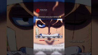 He came back alive to only kill Sanji 😭 #sanji #zoro #onepiece #animeedits #anime #shorts