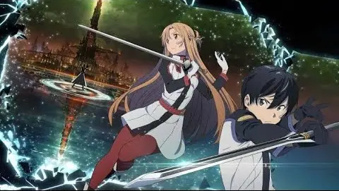 Sword Art Online - Asuna and Kirito Romantic Moments(ソードアート•オンライン)
