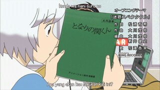 Tonari no Seki-kun eps 3 sub indo