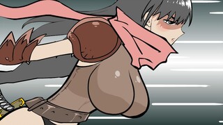Liver-splitting hand-drawing: Water Contra! Red Shadow Warrior!