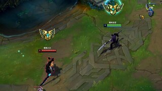 Started the game with a foul mouth, got killed by me, and challenged me to a solo