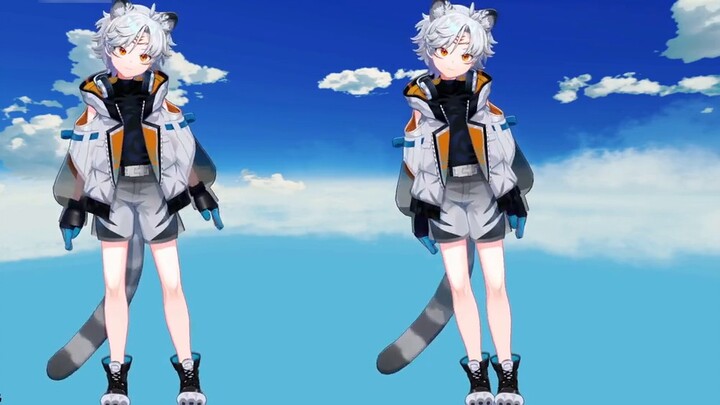 【Live2.5D】Use face capture to freely control the movements of your legs! 【Warudo - Imitating L2D leg