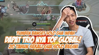 KAPAN LAGI.. SOLO DAPAT PARTY TOP GLOBAL.. 3K ++ MMRNYA SEMUA :3 DISURUH PAKE KARRIE PUN NURUT GW!!