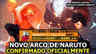 OFICIAL! NARUTO COM DATA PRA VOLTAR E BORUTO ADIADO!