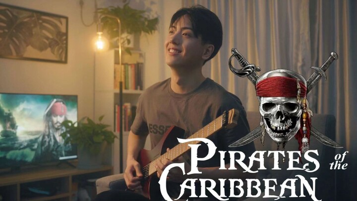 【吉他】《加勒比海盗》主题曲「He's a Pirate」炸燃改编翻弹 听完你会留下点赞的！