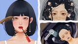 ASMR Makeup Tutorial Tiktok satisfying cosplay makeup - Makeup animation