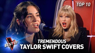 Incredible TAYLOR SWIFT Covers in the Blind Auditions of The Voice | Top 10