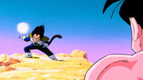 Why can't Vegeta, who has transformed into a giant ape, defeat Ginyu even though he has a combat pow