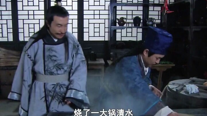 A stingy landlord used an oilcloth to simmer meat soup, but the servant came up with a clever idea a