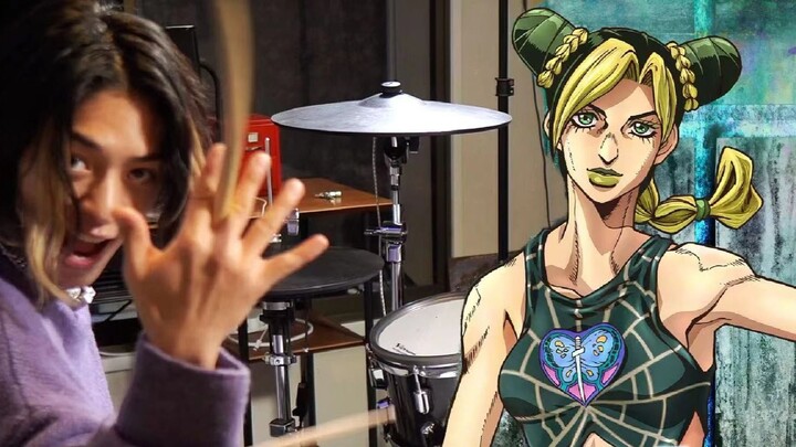 [Drums] JoJo's Bizarre Adventure Stone Sea OP "STONE OCEAN" drummer Haru explodes!