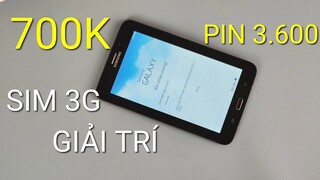 MTB  SAMSUNG GẮN SIM, PIN 3.600 MAH, GAME NHẸ | GALAXY TAB 3V REVIEW