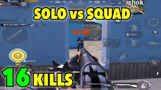 16 KILLS | SOLO vs SQUAD | IPAD MINI 5