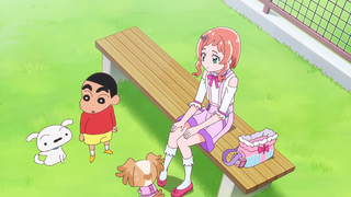 PreCure tuyệt vời, Crayon Shin-chan xuất hiện với tư cách khách mời, đứa trẻ 5 tuổi này đã ở bên chú