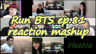 [BTS] Run BTS 달려라 방탄 ep.81｜reaction mashup