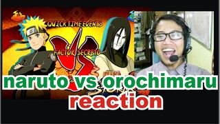 INDONESIA REACTION : greget banget, naruto ekor empat VS orochimaru