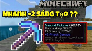 #4 CÂY CÚP ĐÀO NHANH GẤP 2 LẦN CHẾ ĐỘ SÁNG TẠO LÀ CÓ THẬT TRONG Minecraft !!!