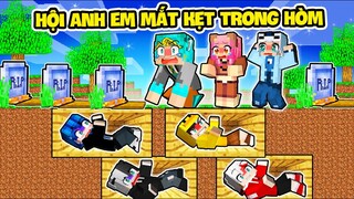 YABUN THỬ THÁCH 24 GIỜ GIẢI CỨU HỘI ANH EM THOÁT KHỎI HÒM DƯỚI LÒNG ĐẤT TRONG MINECRAFT