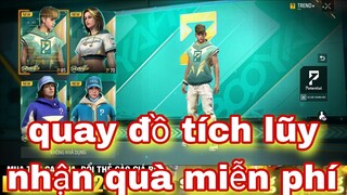 Free fire| vòng quay siêu sao quay đồ tích lũy cách chơi sự kiện ngày booya