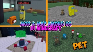 NEW!! Add-on + Map Among US 100% MIRIP! BISA MABAR !! MCPE 1.16.100