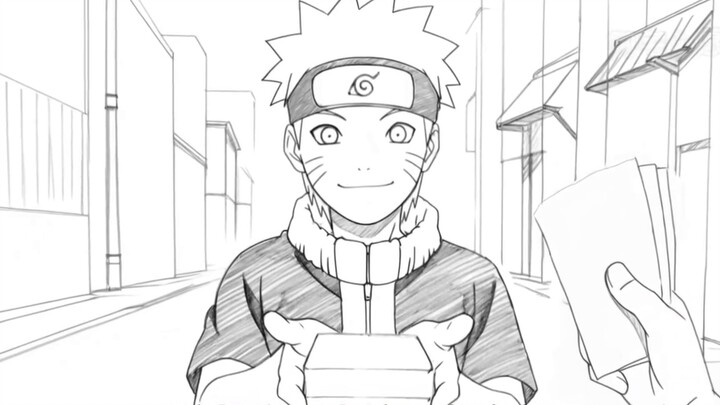 Naruto và Tsunade nhỏ