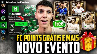 EVENTO ABSURDO🤩🔥 COMO PEGAR NEY, ÍCONS E FC POINTS GRÁTIS? FAÇA ISSO😱 FC MOBILE 24