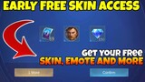 TRICK EVENT! EARLY ACCESS FREE SKIN | EPIC SKIN + FREE DIAMONDS | FREE PERMANENT SKIN MOBILE LEGENDS