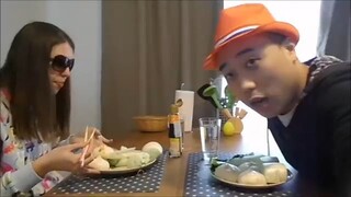 Asmr: REAL CHINESE FOOD: Oriental Bread Pandan, Leek Bun, Vegetable Mushroom Bun, Siu Mai