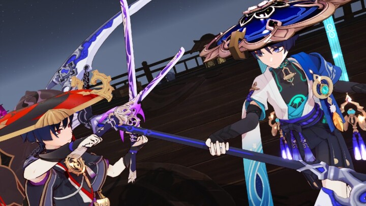 The ultimate duel between Raizan and Fengsan, the one-handed sword and sickle are so cool (ˊ˘ˋ*)♡