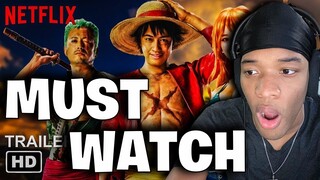 BEST ANIME ADAPTATION TRAILER EVER!! ONE PIECE | Official Trailer | Netflix Reaction