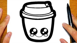 BELAJAR MELUKIS KOPI CAWAN COMEL | Lukisan yang mudah