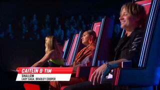 Caitlin & Tim Sing Lady Gaga - The Voice Generations Australia #usuk