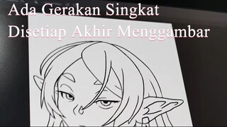 Kompilasi Video Menggambar Anime Frieren ✨ 🥰 | Speed Drawing