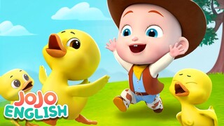 JoJo and the Little Ducks | Nursery Rhymes & Kids Songs | JoJo English - Family Playroom