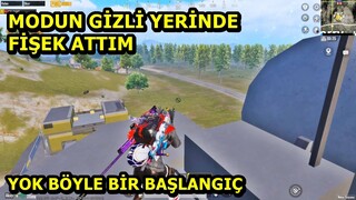 MODUN GİZLİ YERİNDE FİŞEK ATTIM !  HAYRACN KALACAĞINIZ BAŞLANGIÇ SOLO SQUAD PUBG MOBİLE