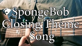 【附谱】超可爱的海绵宝宝片尾曲 新手进阶指弹曲