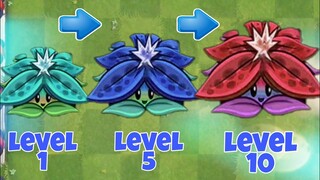 phân tích sự thay đổi của Boing setta từ level 1 đến level 10 - Plants vs Zombies 2 - MK Kids