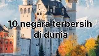 negara negara terbersih di dunia