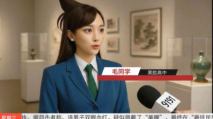 女高头发扎破防弹玻璃，博物馆决定起诉【9191黑洞眼】