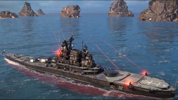 Modern Warships | JS Aegis Yamato - short