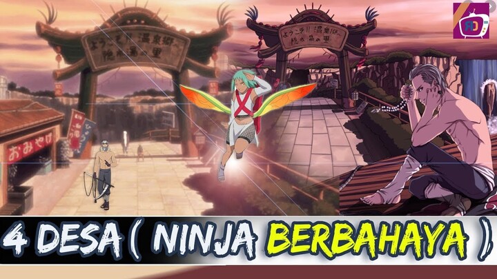 ( SHINOBI ABADI DAN RIKUDO ) 4 DESA KECIL PENGHASIL NINJA BERBAHAYA