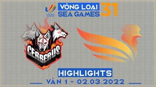 Highlights CES vs SE [Ván 1][Vòng Loại Seagame31 - Vòng 2][02.03.2022]