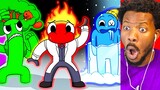 BigB Reacts to Rainbow Friends, But They have SUPER POWERS!