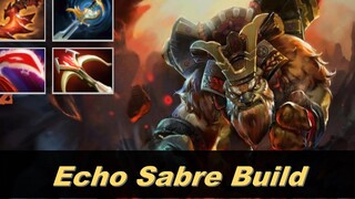 EarthShaker Mid Echo Sabre การสร้างทางกายภาพ ไฮไลท์ Meta ใหม่ Dota 2