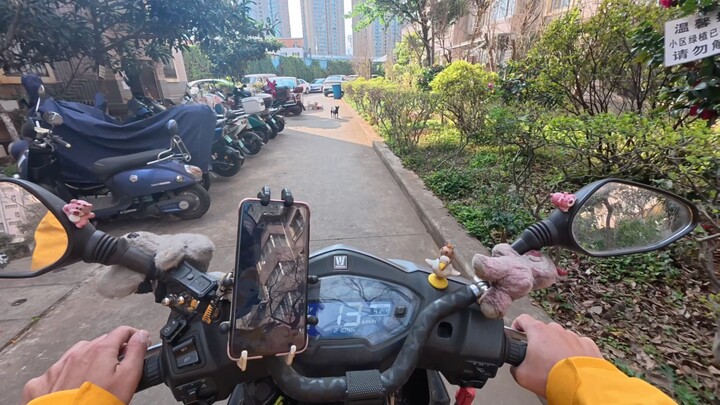 Giao hàng không thấy đâu nữa, cô gái trẻ lo lắng đến mức muốn khóc.