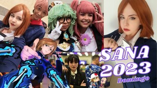 [SANA 2023] FUI DE NOBARA! Cosplays, mangás, figures, Guilherme Briggs banda FLOW, naruto e mais