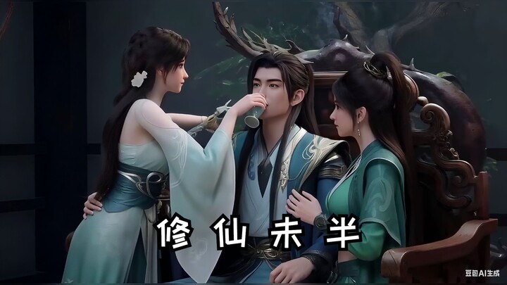 Han Li was not even halfway through his cultivation when he started enjoying himself.