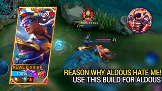 THIS IS HOW YOU COUNTER ALDOUS IN LATE GAME | BRUNO BEST BUILD AND EMBLEM MLBB