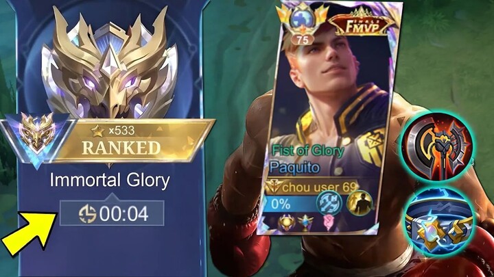 I USED MY ONE SHOT BUILD IN MY LAST MATCH BEFORE END SEASON!! - Mobile Legends