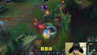 The young lady talked to herself the whole time, while the experienced player was only focused on ta